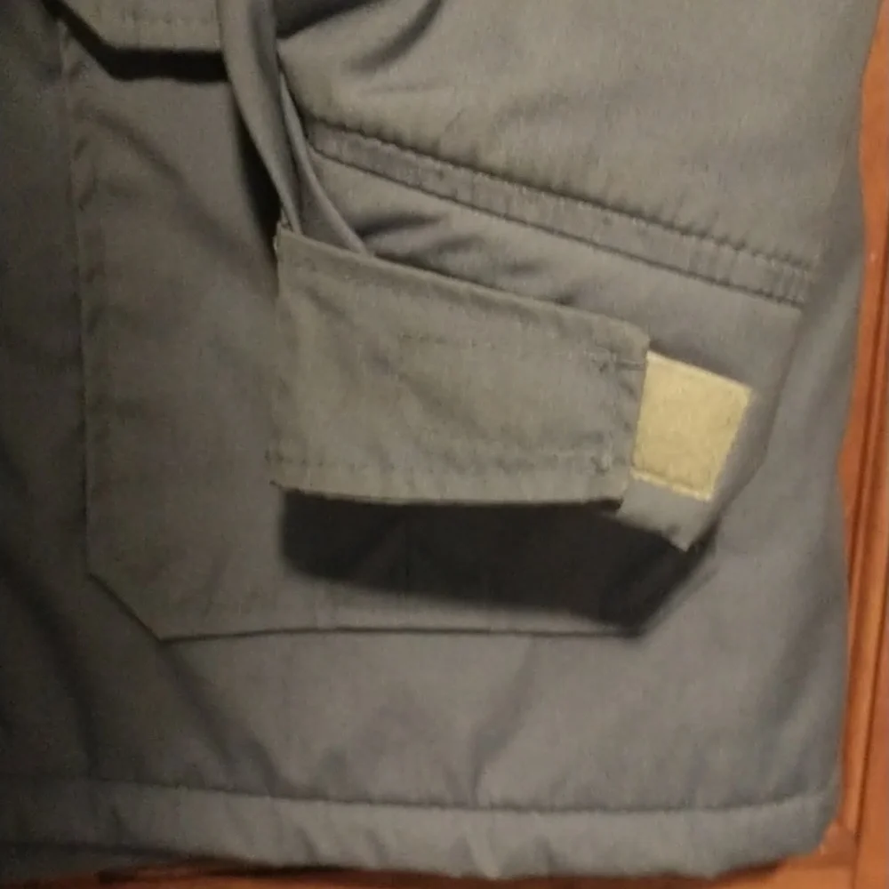 Woolrich woman's size L heavy quilted lined winter parka coat in periwinkle blue - Picture 13 of 16